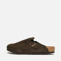 Mens Birkenstock Boston Suede Sandals