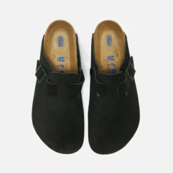 Mens Birkenstock Boston Suede -Sandals & Slides Shop hp 456203 f scaled