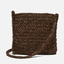 Mens Cafe Mountain Hand Crochet Pouch