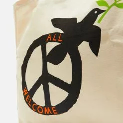 Mens Good Morning Tapes Peace Dove Tote Bag -Sandals & Slides Shop hp 629902 d scaled
